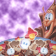 Count Vladimir Elysius von Chocula eyes a bowl of his eponymous breakfast cereal.